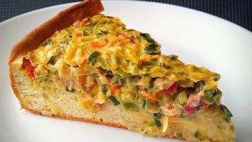White Cabbage Cake with Quark and Oil Batter