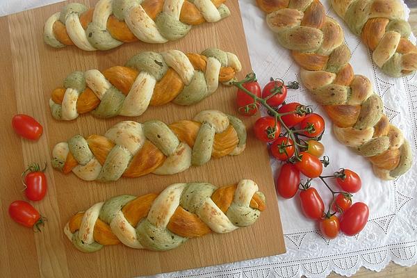 Colorful Plait Bread