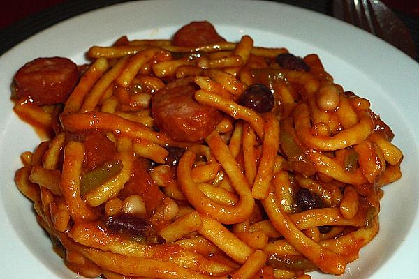 Colorful Spaetzle – Bean Pot