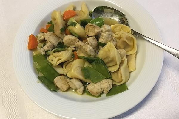 Colorful Tortellini Pot