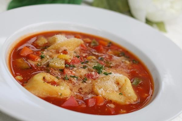 Colorful Tortellini Vegetable Pot
