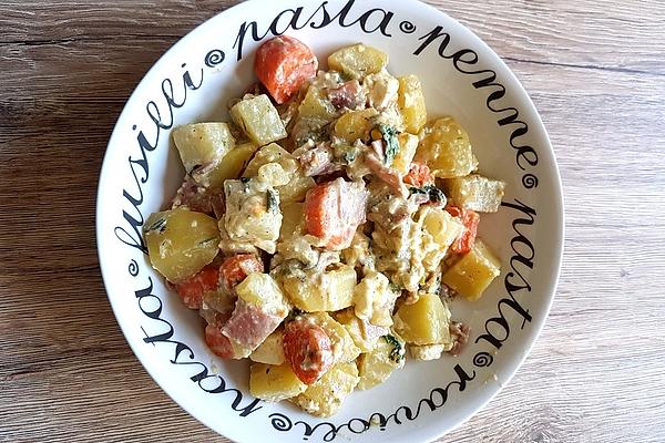 Colorful Vegetable Gratin with Feta Cheese