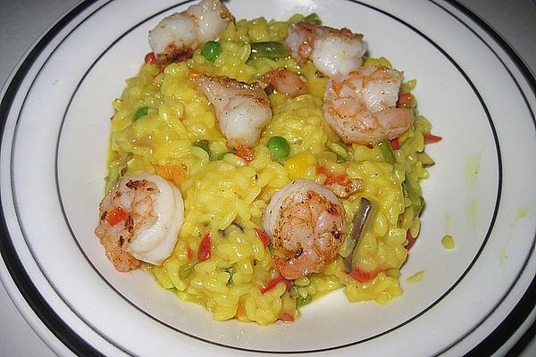 Colorful Vegetable Risotto