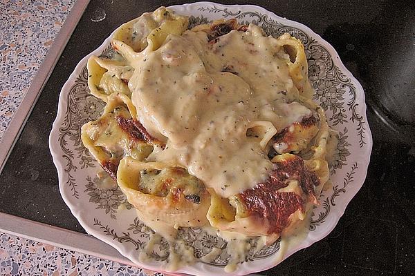 Conchiglioni with Spinach