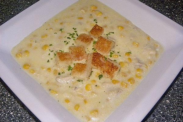 Corn Soup with Chicken