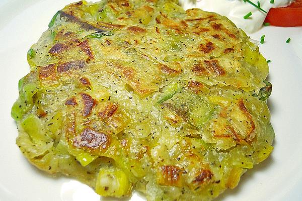 Corsican Leek Pancakes