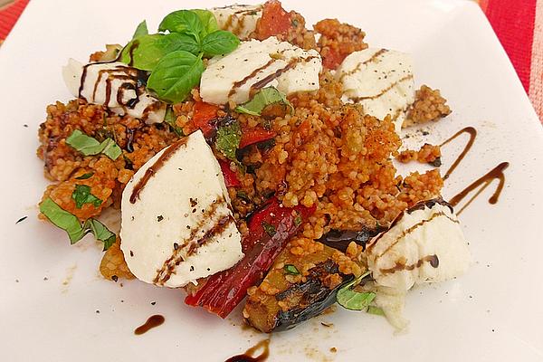 Couscous Salad with Ratatouille Vegetables