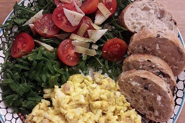 Crab and Egg Salad Great-grandmother`s Style