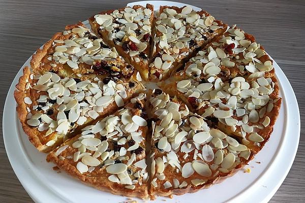 Cranberry and Almond Tart