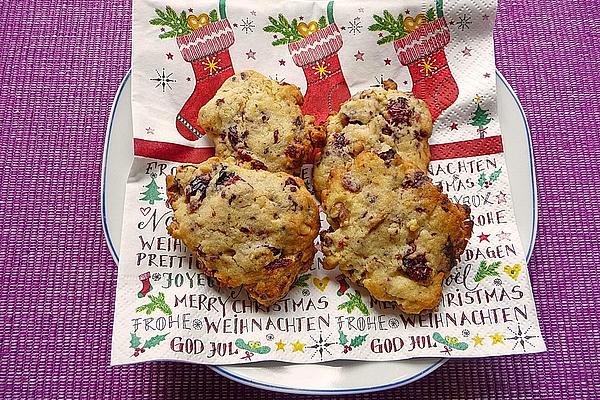 Cranberry – Walnut Cookies