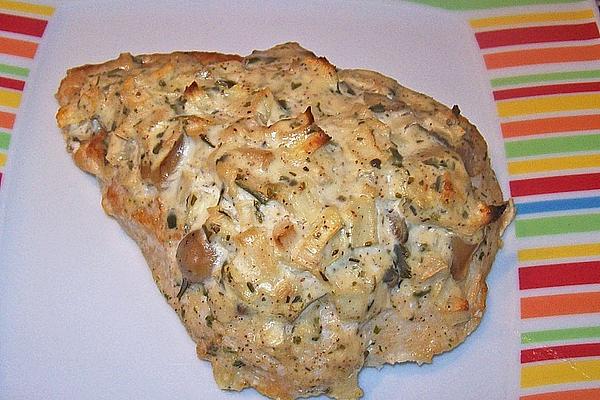 Cream Cheese Chicken with Mushrooms