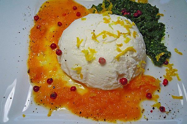 Cream Cheese Mousse with Salmon Farce