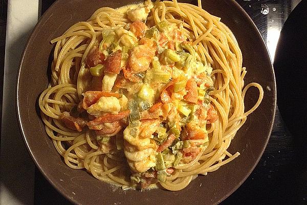 Cream Cheese Sauce with Shrimp