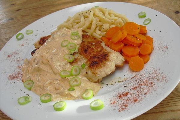 Cream Onion Schnitzel
