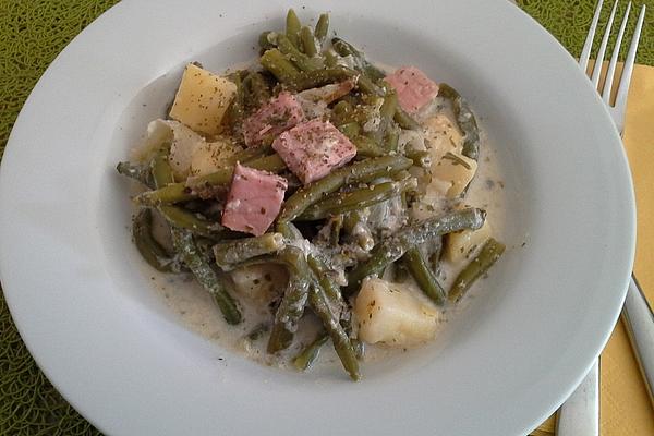 Creamy Bean Pan with Smoked Pork