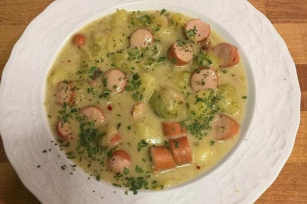 Creamy Brussels Sprouts Pot