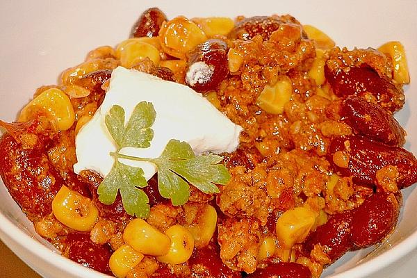 Creamy Chili Con Carne with Sour Cream