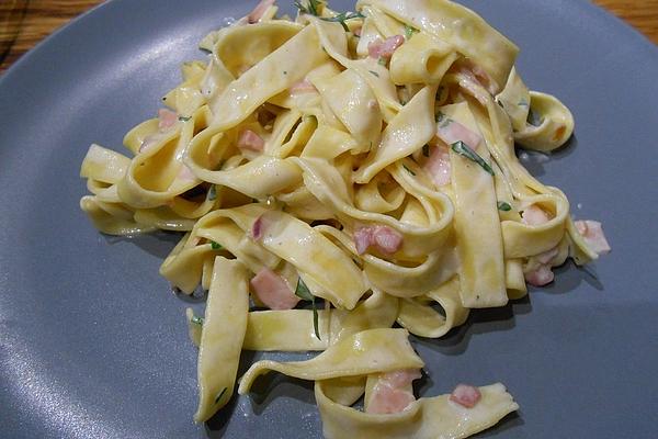 Creamy Ham Noodles