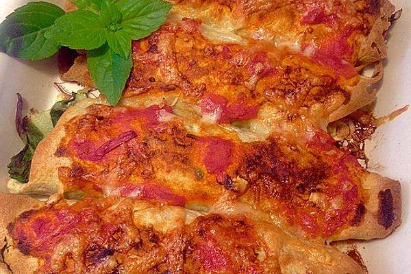Crespelle with Swiss Chard and Mushroom Filling