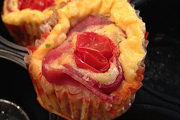 Crispy Egg and Bacon Tartlets