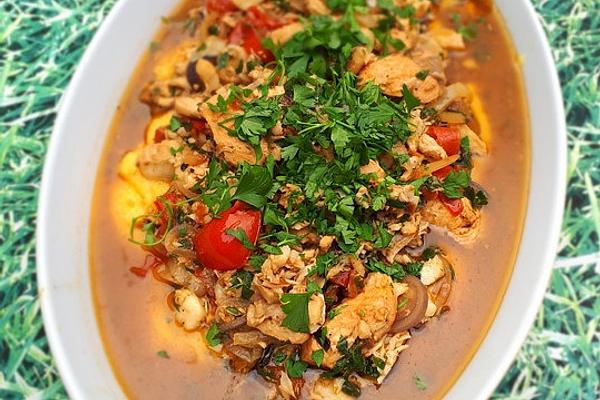 Croatian Fish Stew with Polenta