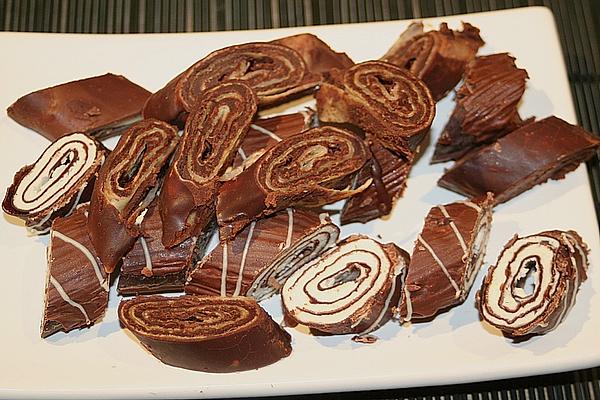 Crêpes – Roulade with Chocolate Filling