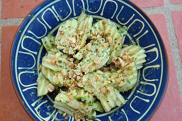 Crumbly Spicy Cucumber Salad