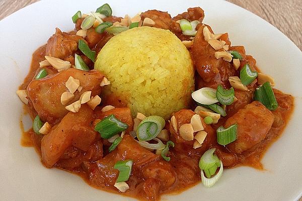 Crunchy Mango Curry with Chicken
