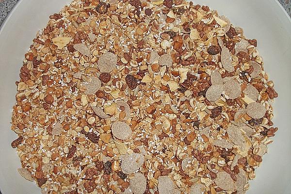 Crunchy Muesli with Nuts and Raisins