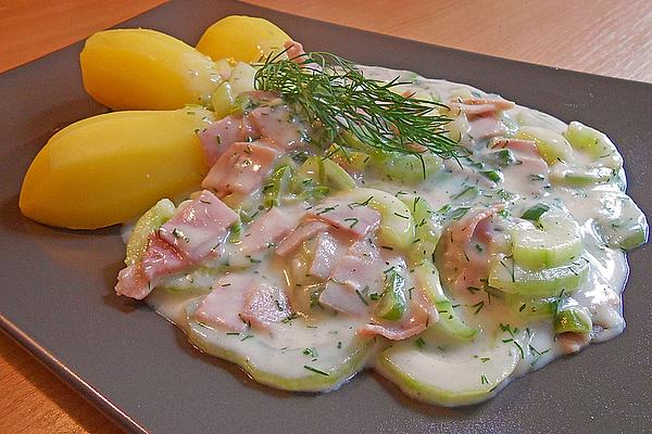 Cucumber and Ham Pan