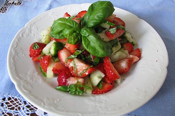 Cucumber and Strawberry Salad