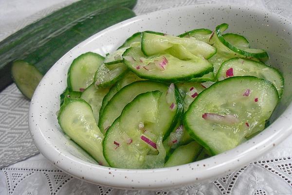 Cucumber Salad with Balsamic Dressing