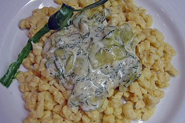 Cucumber Spaetzle