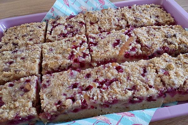 Currant Cake with White Chocolate Sprinkles from Sarah