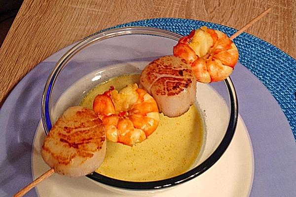 Curry – Shrimp – Soup with Coconut Milk