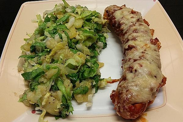 Currywurst Filled and Baked