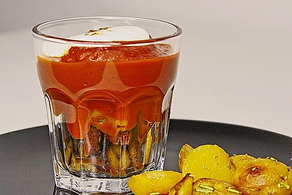 Currywurst in Glass