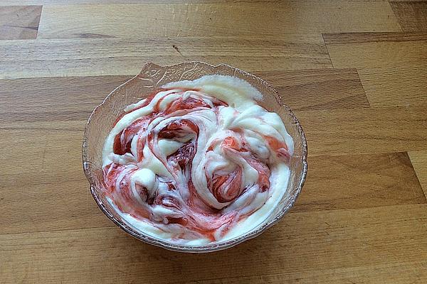 Custard Quark with Fruits