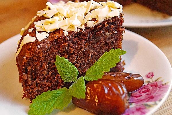 Date Cake with Cocoa