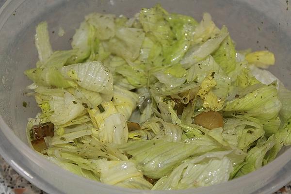 Dill and Cucumber Iceberg Lettuce