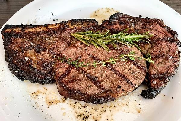 Dry Aged Porterhouse Steak or T-bone Steak