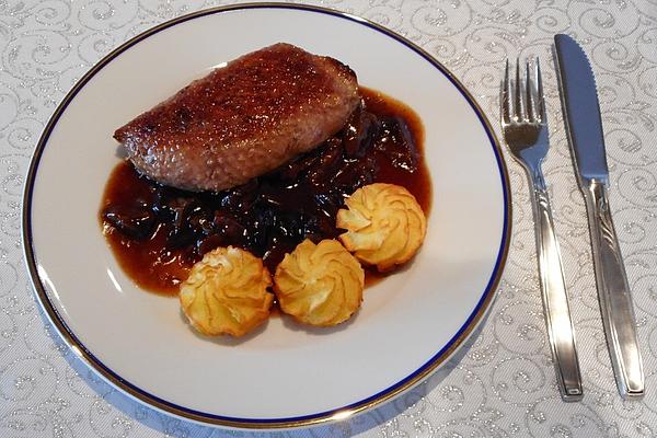 Duck Breast Fillet in Port Wine – Plum Sauce