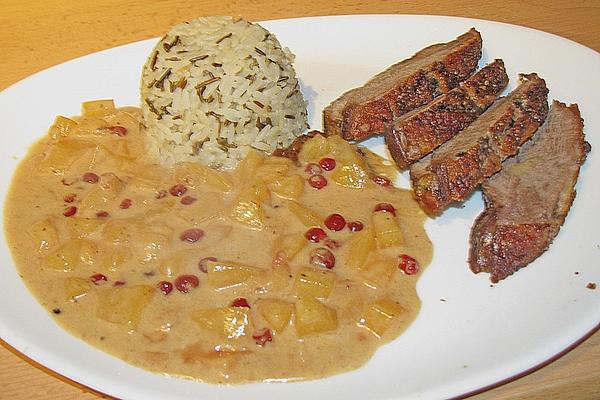 Duck Breast in Fruity Pepper Sauce