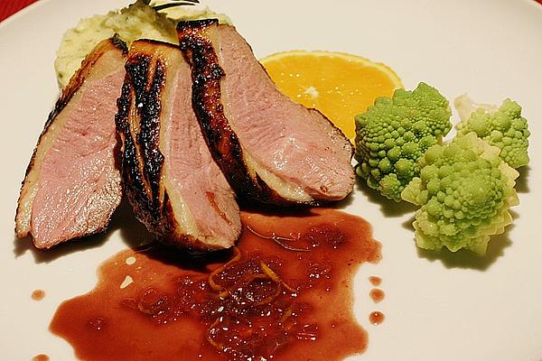 Duck Breast in Orange Sauce