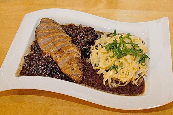 Duck Breast with Espresso Sauce