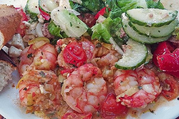 Duffy`s Grilled Prawns Alla Italia