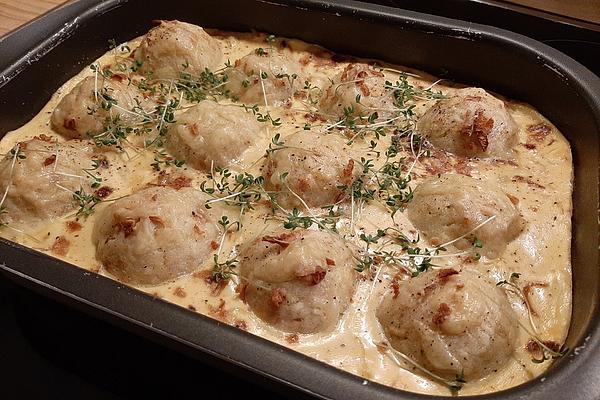 Dumplings and Sauerkraut Casserole