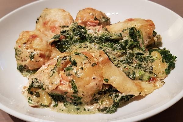 Dumplings – Spinach – Casserole
