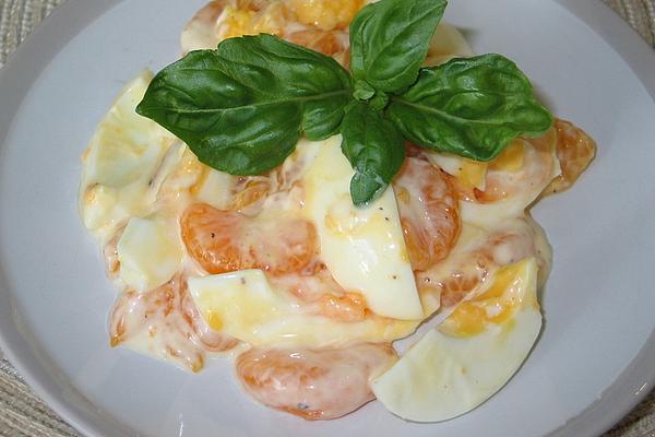 Egg Salad with Tangerines