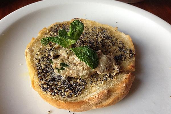 Eggplant Dip with Lebanese Flatbread
